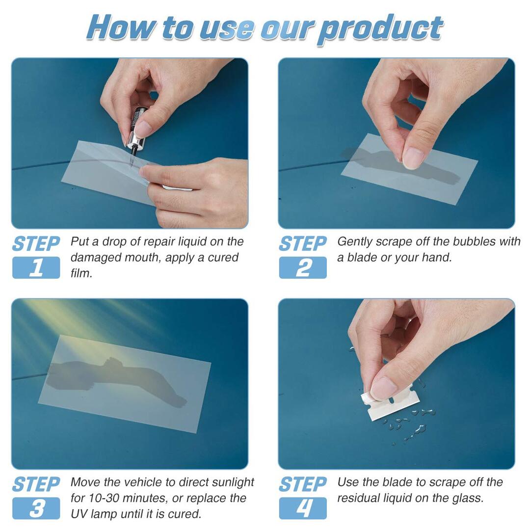 New glass repair fluid (BEST BUY 2026 Limited quantity available.)