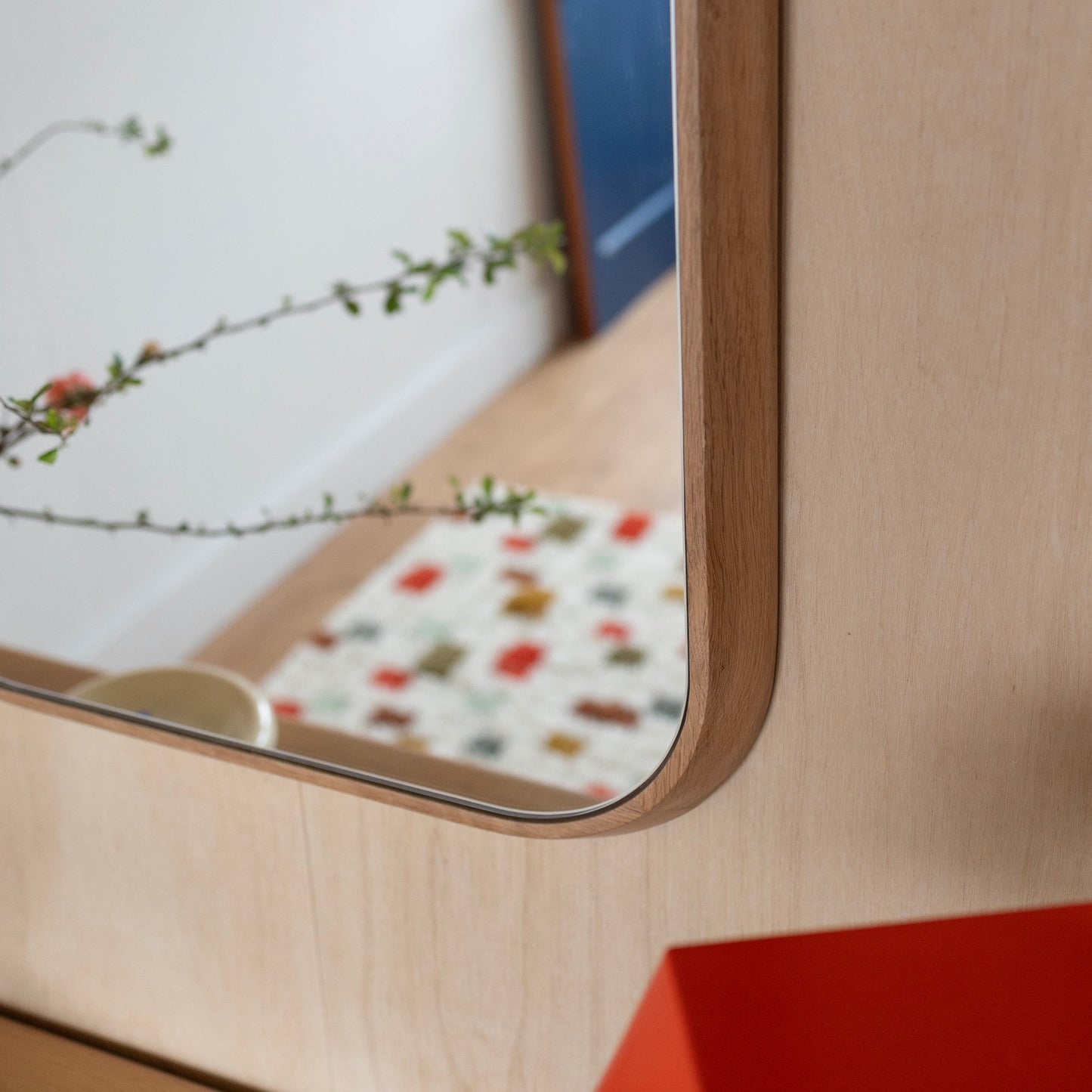 Oak Chamfered Mirror
