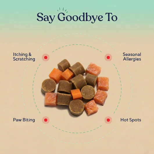 Allergy & Immune Support Chews - Anti-Itch, Skin and Seasonal Relief for Dogs