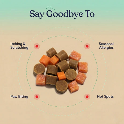 Allergy & Immune Support Chews - Anti-Itch, Skin and Seasonal Relief for Dogs